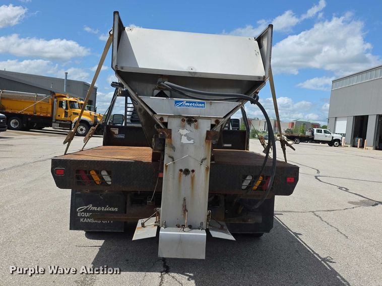 image for item FH6052 2014 Ford F350 Super Duty Ext. Cab dump flatbed pickup truck