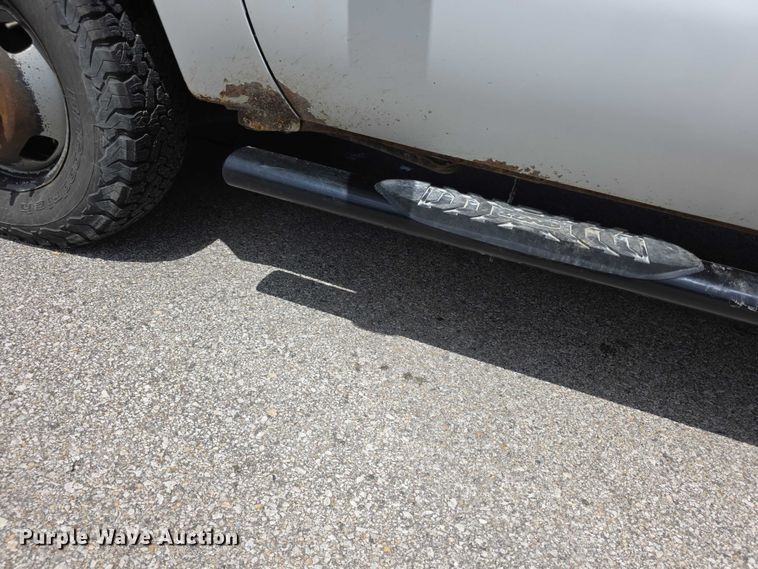 image for item FH6052 2014 Ford F350 Super Duty Ext. Cab dump flatbed pickup truck