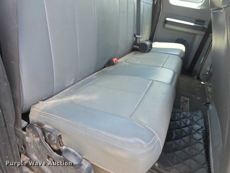 image for item FH6052 2014 Ford F350 Super Duty Ext. Cab dump flatbed pickup truck