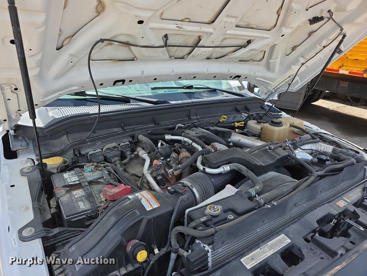image for item FH6052 2014 Ford F350 Super Duty Ext. Cab dump flatbed pickup truck