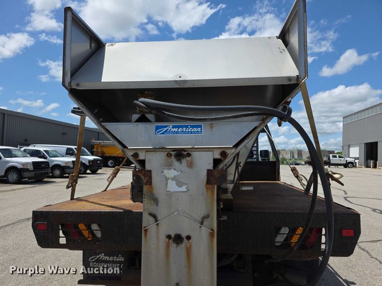 image for item FH6052 2014 Ford F350 Super Duty Ext. Cab dump flatbed pickup truck
