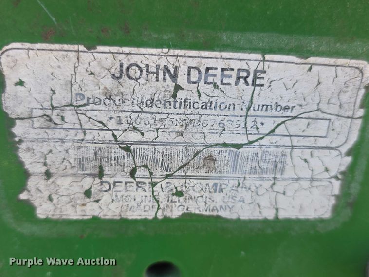 image for item FH6055 2011 John deere 6125M MFWD tractor