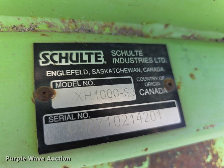 image for item FH6056 2012 Schulte XH1000-S3 rotary mower
