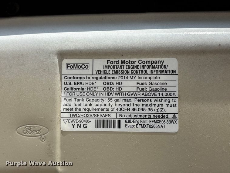 image for item FH7076 2014 Ford E450 shuttle bus