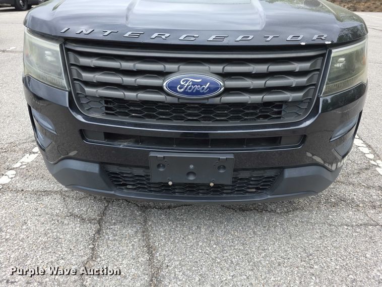 image for item FI0938 2017 Ford Explorer Police Interceptor SUV