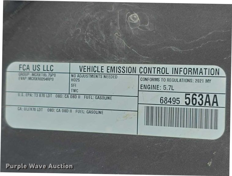 image for item FI0944 2021 Dodge Durango SSV SUV