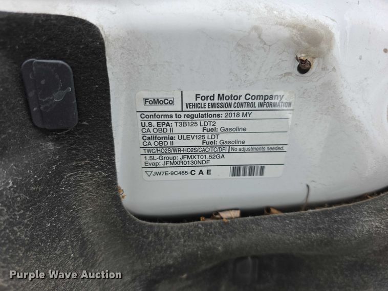 image for item FI0947 2018 Ford Escape SUV