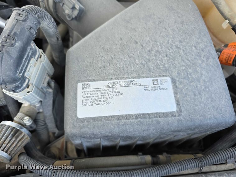 image for item FI0950 2020 Chevy Silverado 1500 Crew Cab pickup truck
