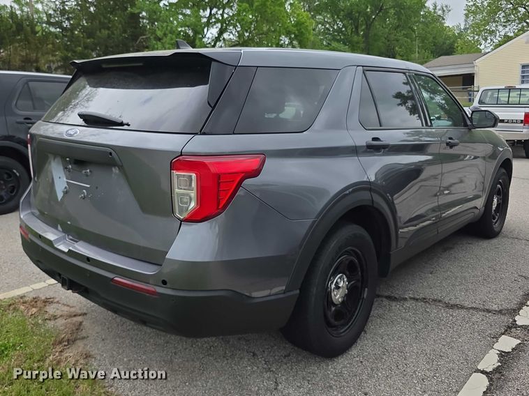 image for item FI1001 2021 Ford Explorer Police Interceptor SUV