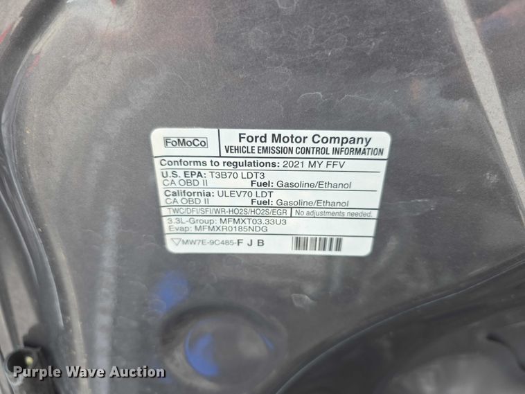 image for item FI1001 2021 Ford Explorer Police Interceptor SUV