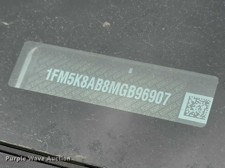 image for item FI1001 2021 Ford Explorer Police Interceptor SUV