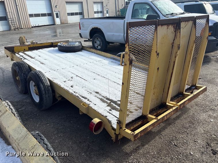 image for item FK1308 Reid Trailer 11- -12 equipment trailer