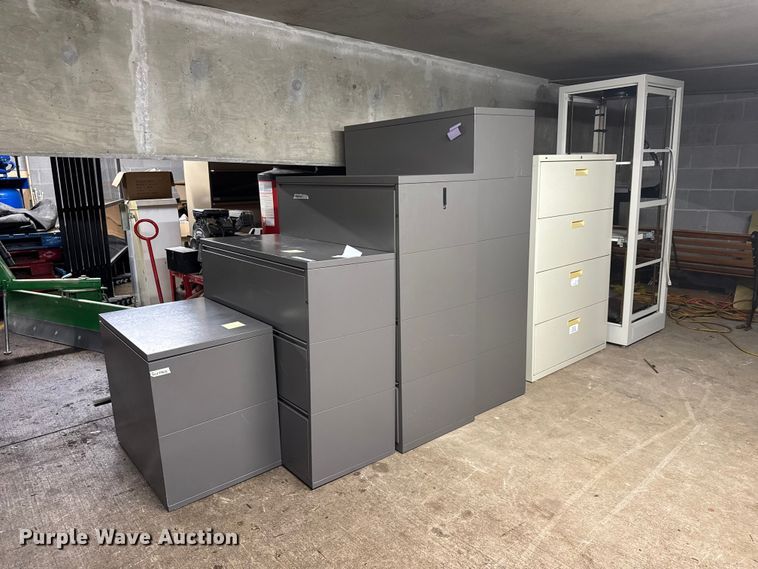 image for item MX9170 (7) metal cabinets