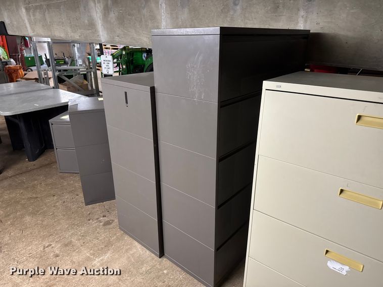 image for item MX9170 (7) metal cabinets
