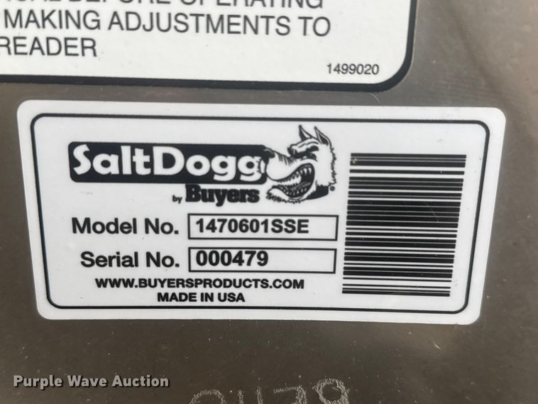 image for item MX9184 Salt Dogg 1470601SSE spreader