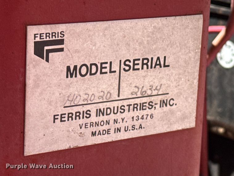 image for item DH1986 Ferris lawn mower