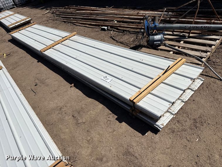 image for item DS6794 (100) sheets of metal siding/roofing