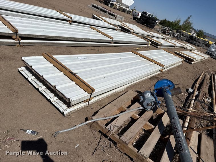 image for item DS6794 (100) sheets of metal siding/roofing