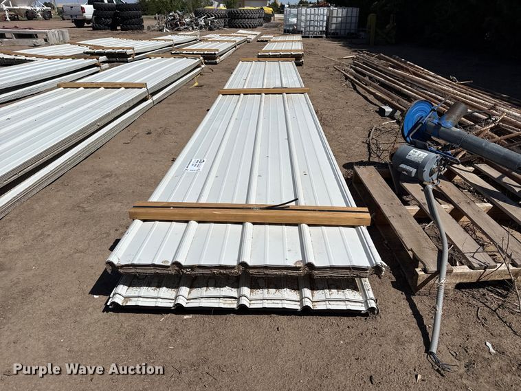 image for item DS6794 (100) sheets of metal siding/roofing
