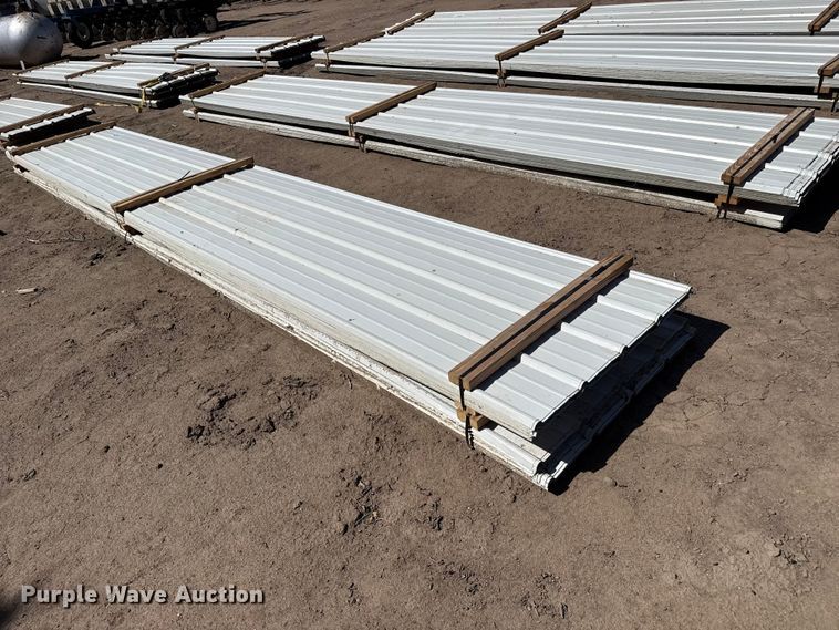 image for item DS6795 (100) sheets of metal siding/roofing