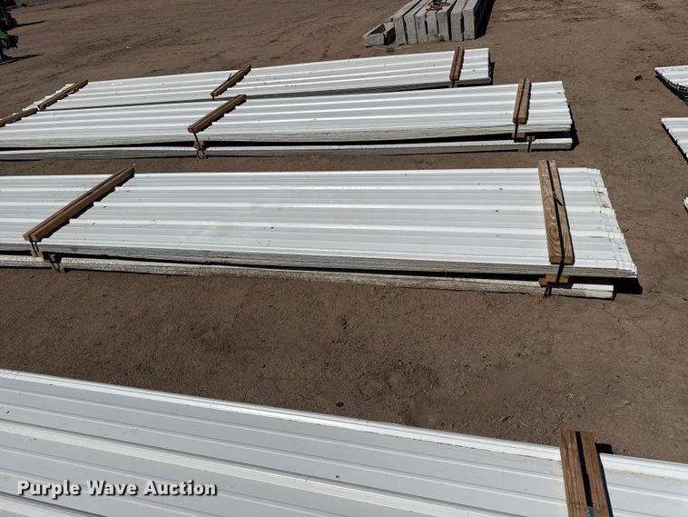 image for item DS6796 (100) sheets of metal siding/roofing