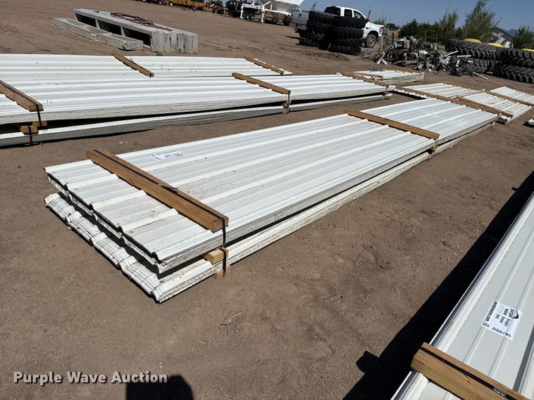 image for item DS6796 (100) sheets of metal siding/roofing
