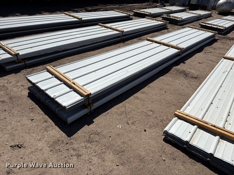 image for item DS6797 (100) sheets of metal siding/roofing