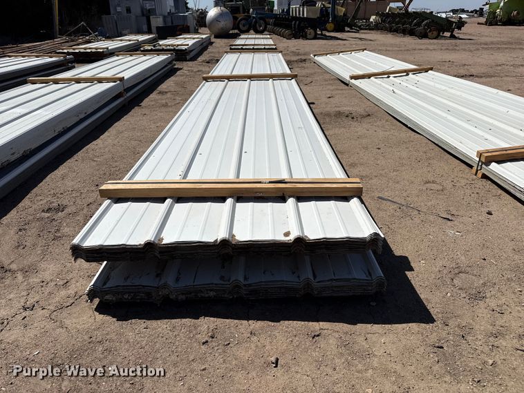 image for item DS6797 (100) sheets of metal siding/roofing