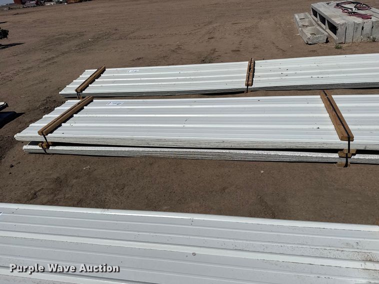 image for item DS6797 (100) sheets of metal siding/roofing