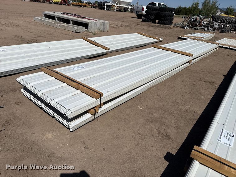 image for item DS6797 (100) sheets of metal siding/roofing