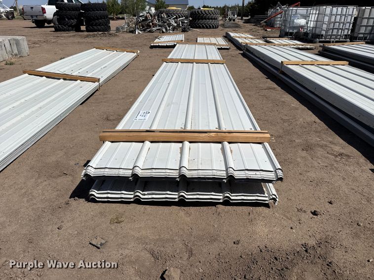 image for item DS6797 (100) sheets of metal siding/roofing
