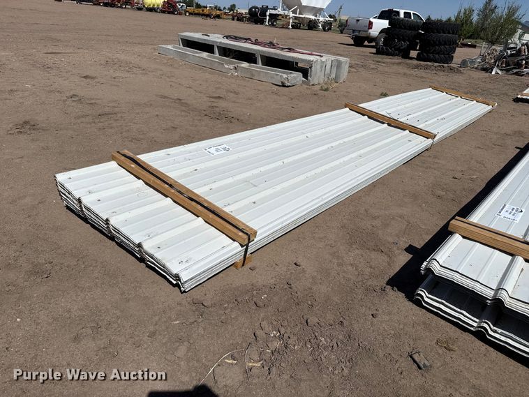 image for item DS6798 (58) sheets of metal siding/roofing