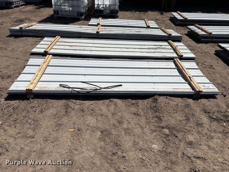 image for item DS6799 (148) Sheets of metal siding/roofing