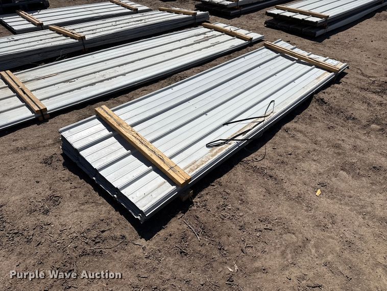 image for item DS6799 (148) Sheets of metal siding/roofing