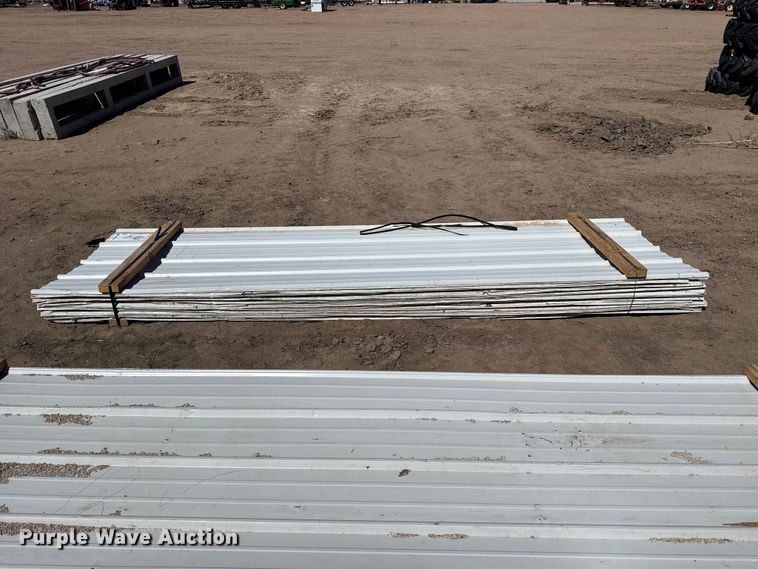 image for item DS6799 (148) Sheets of metal siding/roofing