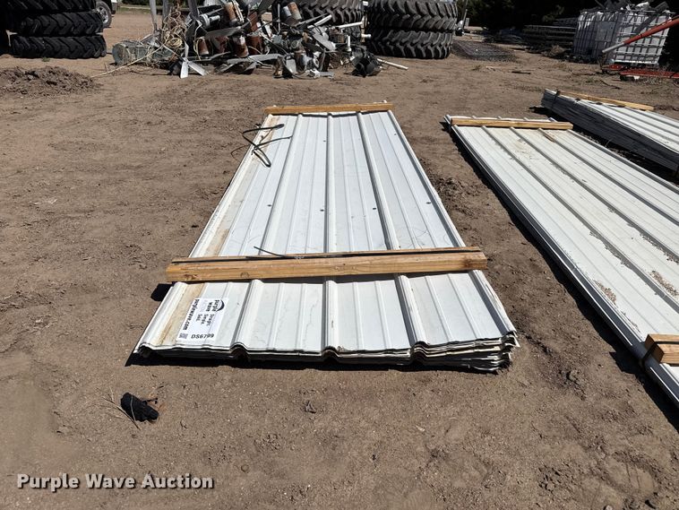 image for item DS6799 (148) Sheets of metal siding/roofing