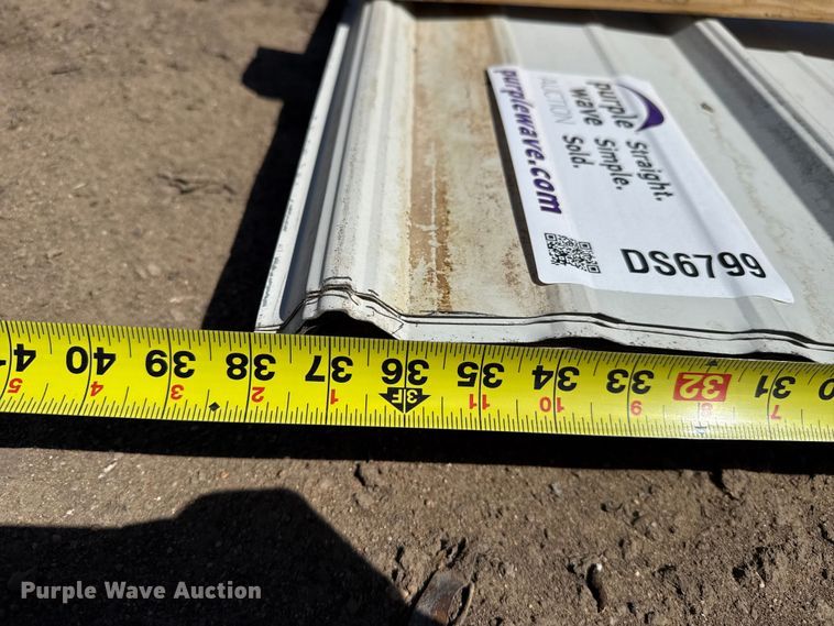 image for item DS6799 (148) Sheets of metal siding/roofing