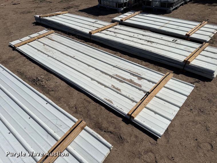 image for item DS6799 (148) Sheets of metal siding/roofing