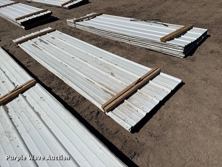 image for item DS6799 (148) Sheets of metal siding/roofing