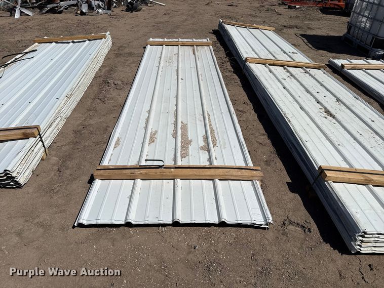 image for item DS6799 (148) Sheets of metal siding/roofing