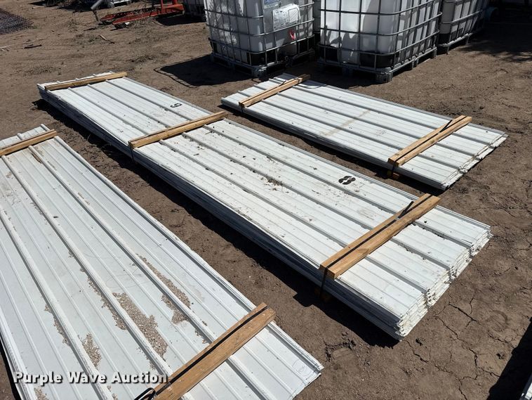 image for item DS6799 (148) Sheets of metal siding/roofing