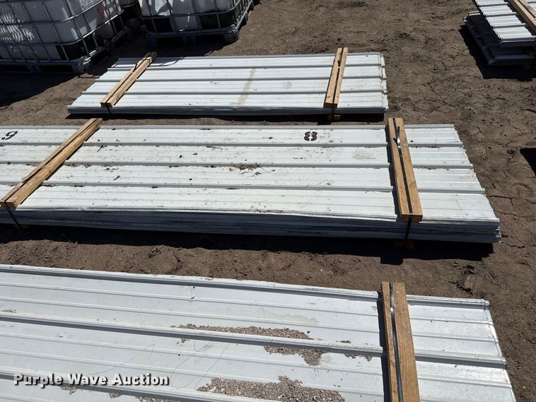 image for item DS6799 (148) Sheets of metal siding/roofing