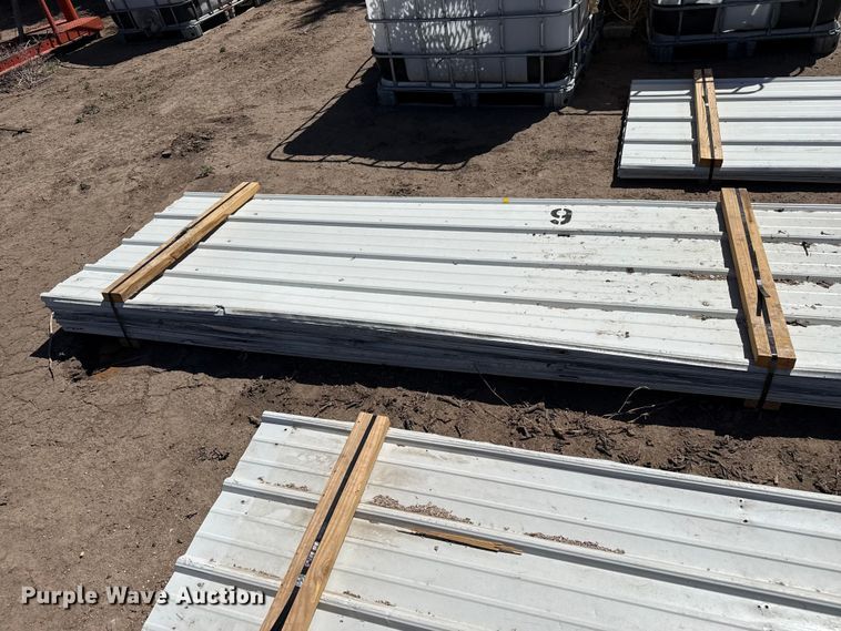 image for item DS6799 (148) Sheets of metal siding/roofing