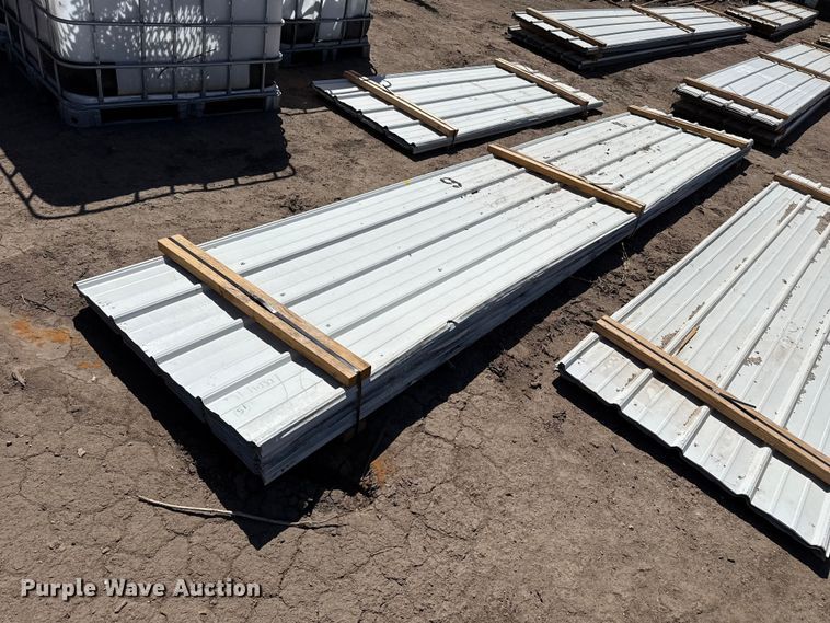 image for item DS6799 (148) Sheets of metal siding/roofing