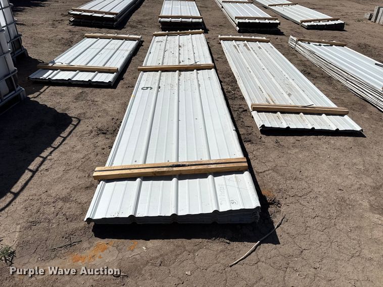 image for item DS6799 (148) Sheets of metal siding/roofing