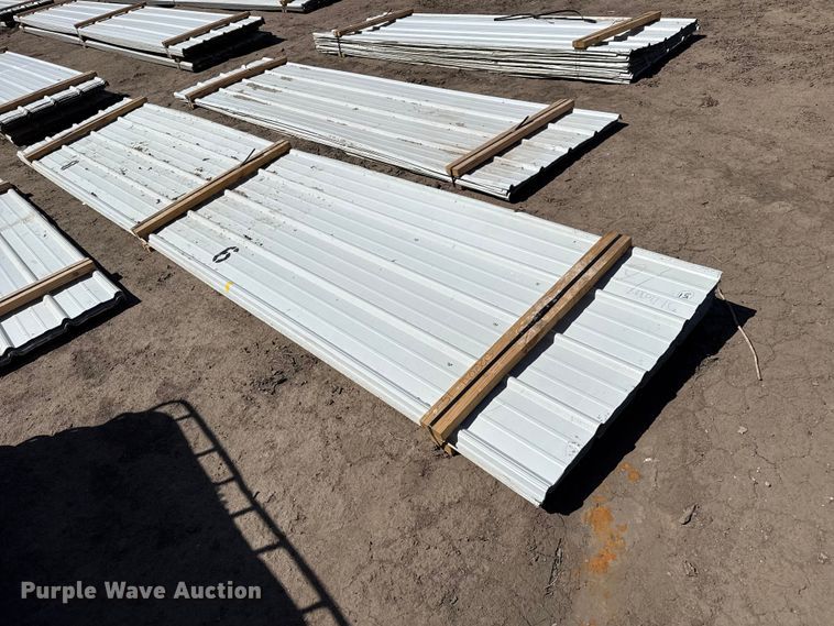 image for item DS6799 (148) Sheets of metal siding/roofing