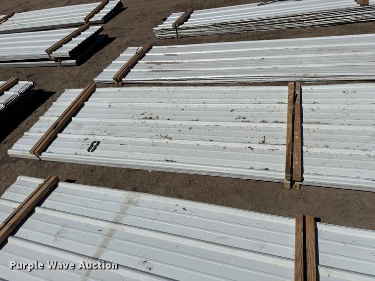 image for item DS6799 (148) Sheets of metal siding/roofing