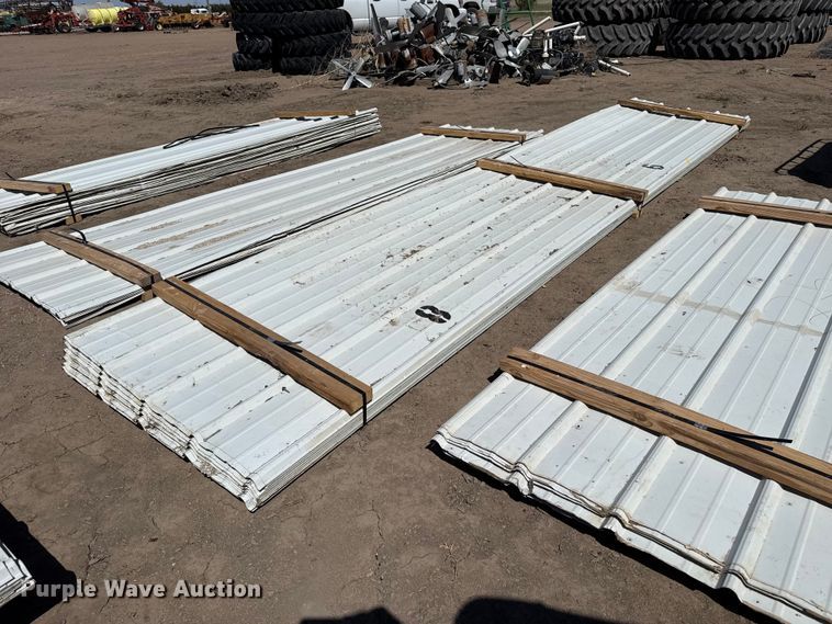 image for item DS6799 (148) Sheets of metal siding/roofing