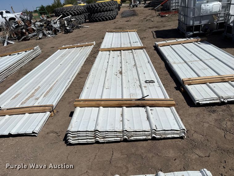 image for item DS6799 (148) Sheets of metal siding/roofing