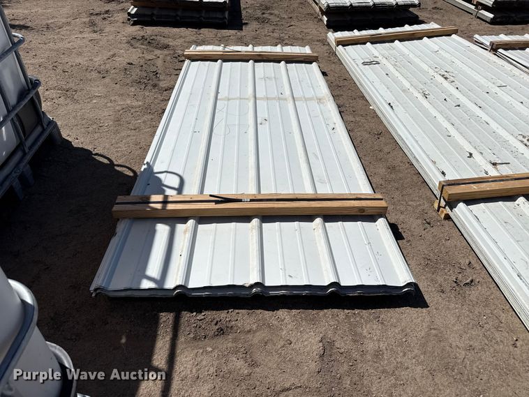 image for item DS6799 (148) Sheets of metal siding/roofing